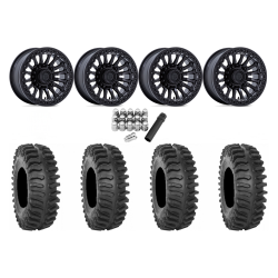 System 3 XT400 30x10-15 Tires on Fuel Rincon Blackout Beadlock Wheels