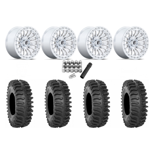 System 3 XT400 30x10-15 Tires on Fuel Rincon Machined Beadlock Wheels