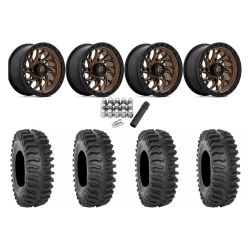 System 3 XT400 30x10-15 Tires on Fuel Runner Matte Bronze Wheels