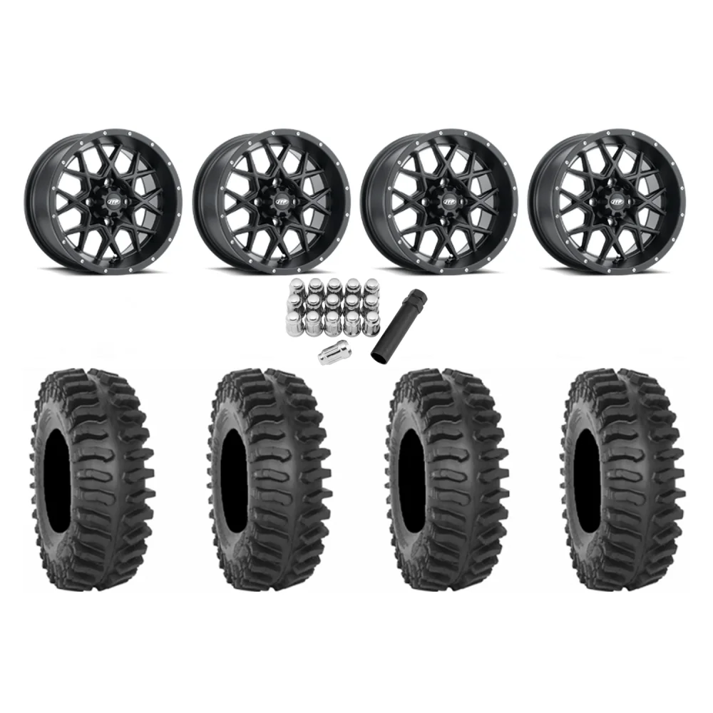 System 3 XT400 35x10-15 Tires on ITP Hurricane Wheels, complete kit