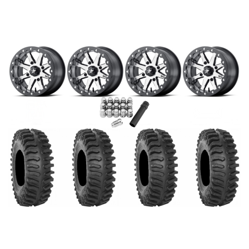 System 3 XT400 32x10-15 Tires on MSA M21 Lok Beadlock Wheels