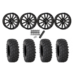 System 3 XTR370 35x10-20 Tires on HL21 Gloss Black Wheels