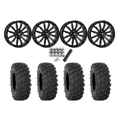System 3 XTR370 37x10-22 Tires on HL21 Gloss Black Wheels