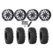 System 3 XTR370 35x10-20 Tires on ITP Hurricane Gloss Black Wheels