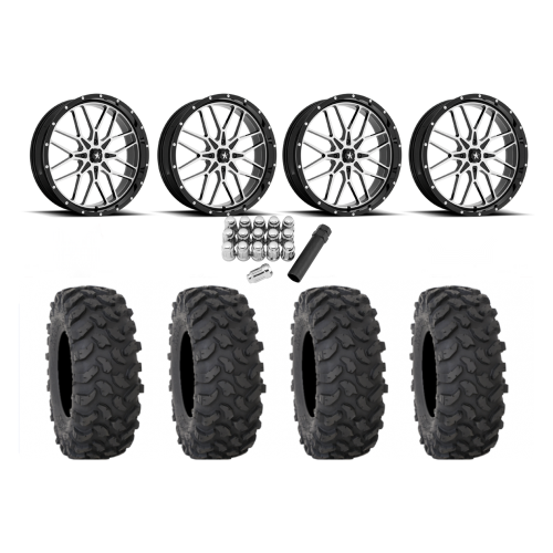 System 3 XTR370 37x10-22 Tires on MSA M45 Portal Machined Wheels