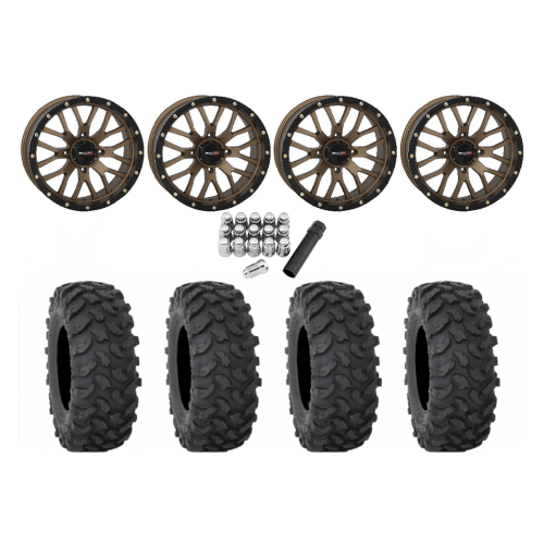 System 3 XTR370 37x10-18 Tires on ST-3 Bronze Wheels