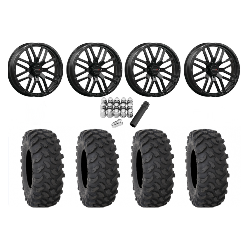 System 3 XTR370 37x10-22 Tires on ST-3 Matte Black Wheels