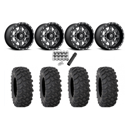 System 3 XTR370 33x10-15 Tires on Fuel Maverick Wheels