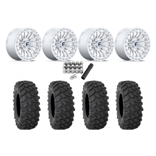 System 3 XTR370 32x10-15 Tires on Fuel Rincon Machined Beadlock Wheels