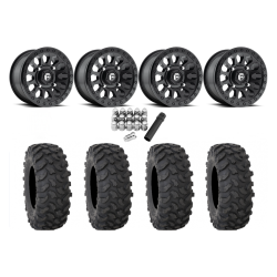 System 3 XTR370 32x10-15 Tires on Fuel Vector Matte Black Wheels
