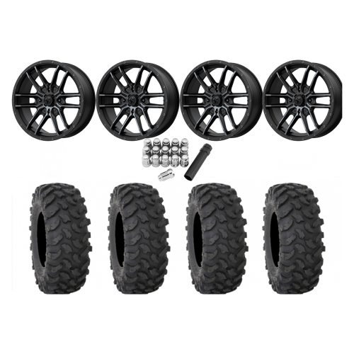 System 3 XTR370 30x10-15 Tires on MSA M43 Fang Titanium Tint Wheels