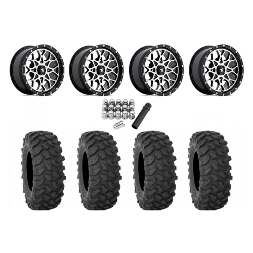 System 3 XTR370 33x10-15 Tires on MSA M45 Portal Machined Wheels