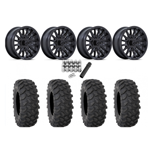 System 3 XTR370 35x10-15 Tires on MSA M49 Creed Matte Black Wheels