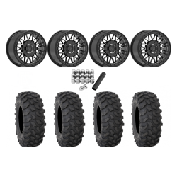 System 3 XTR370 32x10-15 Tires on V08 Dark Tint Beadlock Wheels