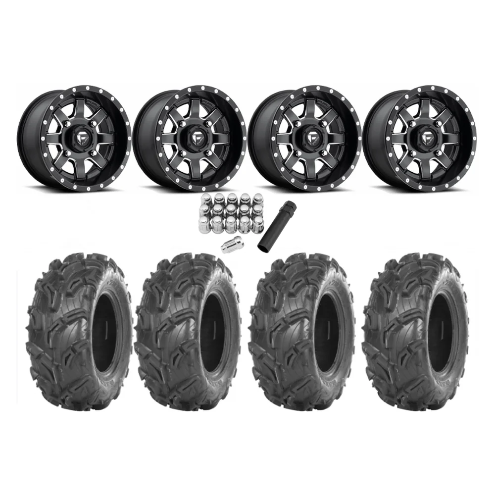 Maxxis Zilla 30x9-14 Tires on Fuel Maverick Wheels, complete kit