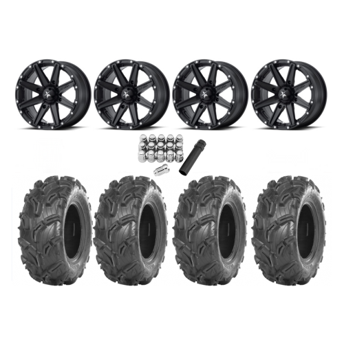 Maxxis Zilla 28x9-14 Tires on MSA M33 Clutch Wheels Maxxis Zilla 28x9-14 Tires on MSA M33 Clutch Wheels