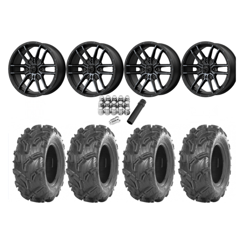 Maxxis Zilla 28x9-14 Tires on MSA M43 Fang Wheels Maxxis Zilla 28x9-14 Tires on MSA M43 Fang Wheels