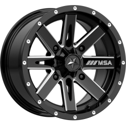 MSA M41 Boxer Gloss Black Milled 14x7 Wheel/Rim MSA M41 Boxer Gloss Black Milled 14x7 Wheel/Rim