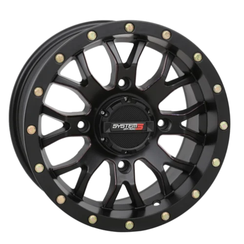 System 3 Offroad ST-3 Black 15x7 Wheel/Rim