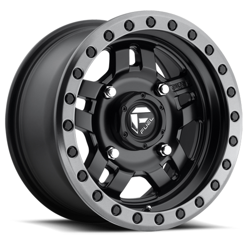 Fuel Off-Road Anza D557 Matte Black w/ Anthracite Ring 15x7 Wheel/Rim