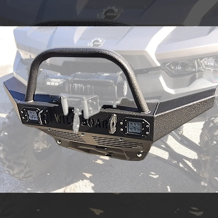 Wild Boar front winch bumper with LED lights for 2016-2019 Can-Am Defender