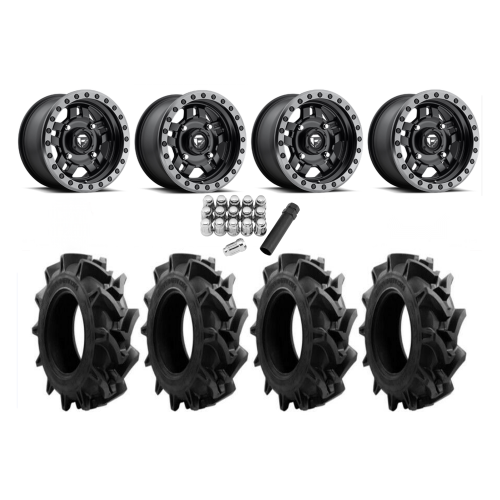 EFX Motohavok 28x8.5-14 Tires on Fuel Anza D557 Wheels