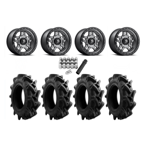 EFX Motohavok 31x8.5-14 Tires on Fuel Anza D558 Wheels