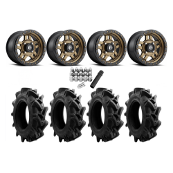 EFX Motohavok 28x8.5-14 Tires on Fuel Anza D583 Bronze Wheels EFX Motohavok 28x8.5-14 Tires on Fuel Anza D583 Bronze Wheels