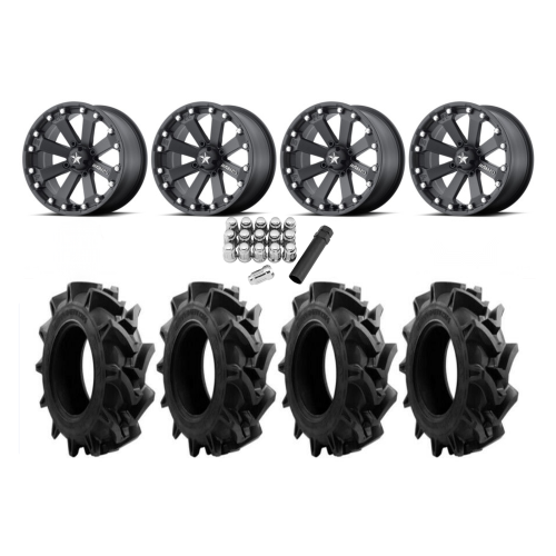 EFX Motohavok 28x8.5-14 Tires on MSA M20 Kore Wheels