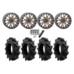 EFX Motohavok 28x8.5-14 Tires on SB-4 Bronze Beadlock Wheels EFX Motohavok 28x8.5-14 Tires on SB-4 Bronze Beadlock Wheels