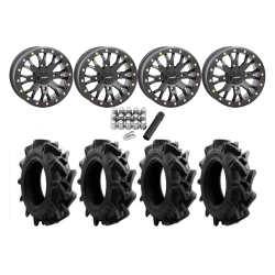 EFX Motohavok 28x8.5-14 Tires on SB-4 Matte Black Beadlock Wheels EFX Motohavok 28x8.5-14 Tires on SB-4 Matte Black Beadlock Wheels