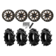 EFX Motohavok 28x8.5-14 Tires on ST-3 Bronze Wheels