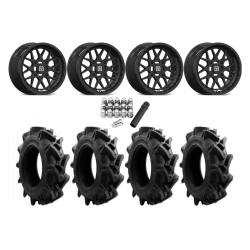 EFX Motohavok 31x8.5-14 Tires on V03 Gloss Black Wheels