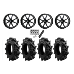 EFX Motohavok 33x8.5-20 Tires on Frontline 556 Gloss Black Wheels