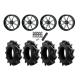 EFX Motohavok 35x8.5-20 Tires on Frontline 556 Machined Wheels