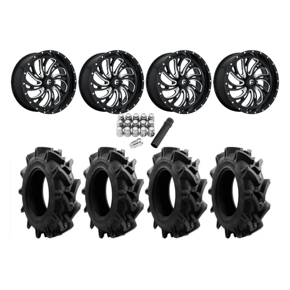 EFX Motohavok 33x8.5-20 Tires on Fuel Kompressor Wheels, complete kit