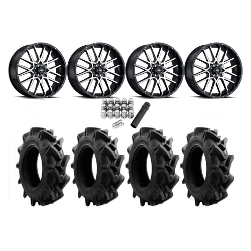 EFX Motohavok 34x8.5-18 Tires on ITP Hurricane Machined Wheels EFX Motohavok 34x8.5-18 Tires on ITP Hurricane Machined Wheels