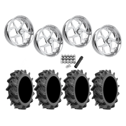 EFX Motohavok 42x8.5-24 Tires on JTX Forged Bio Polished Wheels