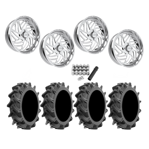 EFX Motohavok 35x8.5-22 Tires on JTX Forged Dao Polished Wheels