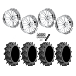 EFX Motohavok 42x8.5-24 Tires on JTX Forged Enclave Polished Wheels