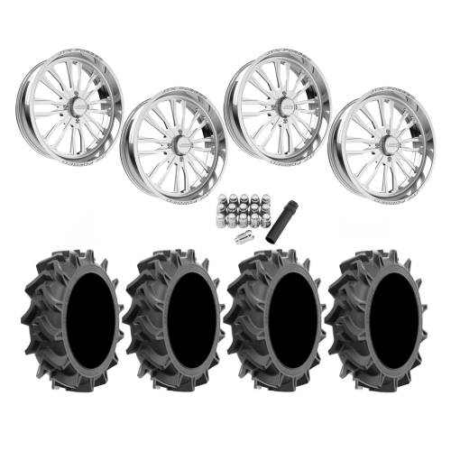 EFX Motohavok 35x8.5-22 Tires on JTX Forged Enclave Polished Wheels