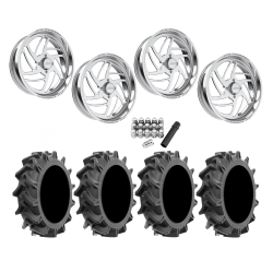 EFX Motohavok 42x8.5-24 Tires on JTX Forged Turbo Polished Wheels