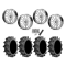 EFX Motohavok 40x9.5-24 Tires on KG1 Forged KU016 Rays Polished Wheels