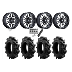 EFX Motohavok 45x10-24 Tires on MSA M51 Thunderlips Machined Wheels