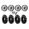 EFX Motohavok 40x9.5-24 Tires on ST-3 Grey Wheels
