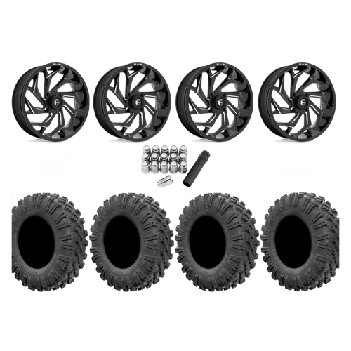 EFX Motoravage 32x10-18 Tires on Fuel Reaction Wheels EFX Motoravage 32x10-18 Tires on Fuel Reaction Wheels