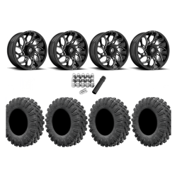 EFX Motoravage 32x10-18 Tires on Fuel Runner Wheels EFX Motoravage 32x10-18 Tires on Fuel Runner Wheels