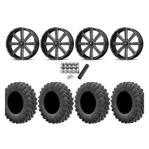 EFX Motoravage 32x10-18 Tires on MSA M34 Flash Wheels