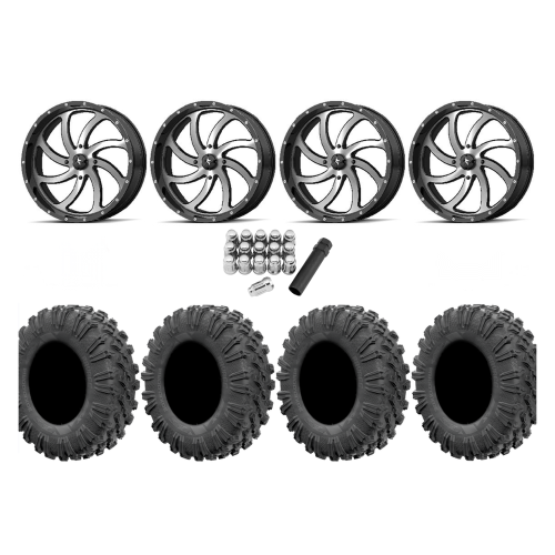 EFX Motoravage 32x10-18 Tires on MSA M36 Switch Machined Wheels