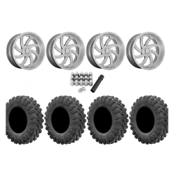 EFX Motoravage 35x10-20 Tires on MSA M36 Switch Brushed Titanium Wheels EFX Motoravage 35x10-20 Tires on MSA M36 Switch Brushed Titanium Wheels